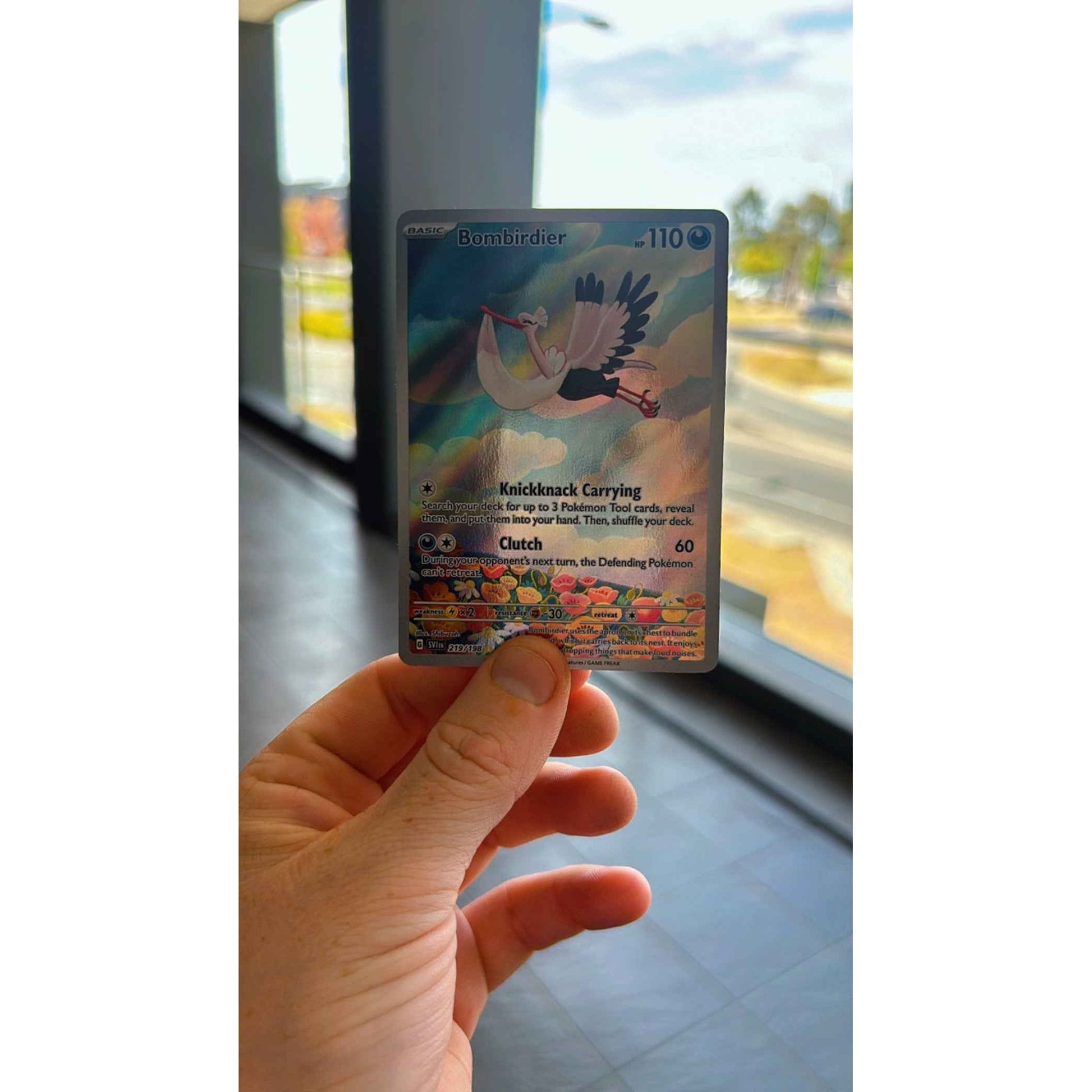 Bombirdier Full Art 219/198 Illustration Rare Scarlet and Violet Pokemon TCG Near Mint