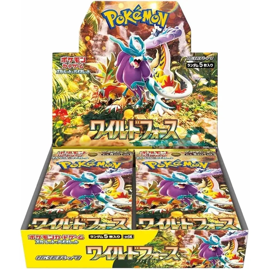 Wild Force Booster Box SV5K - Japanese Pokémon TCG - Backtotheculturecollectables