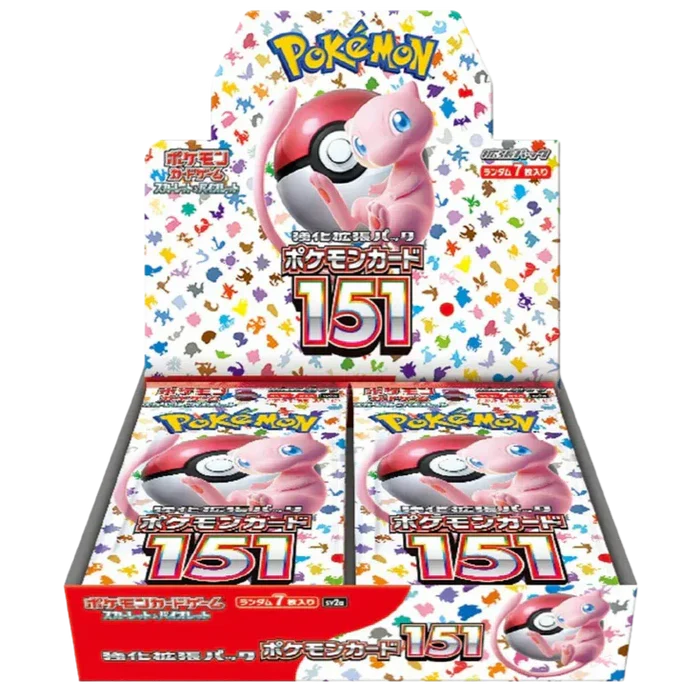 Pokemon 151 Booster Box SV2A - Japanese Pokemon TCG - Backtotheculturecollectables
