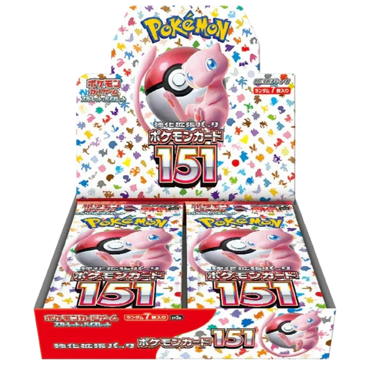Pokemon 151 Booster Box SV2A - Japanese Pokemon TCG - Backtotheculturecollectables