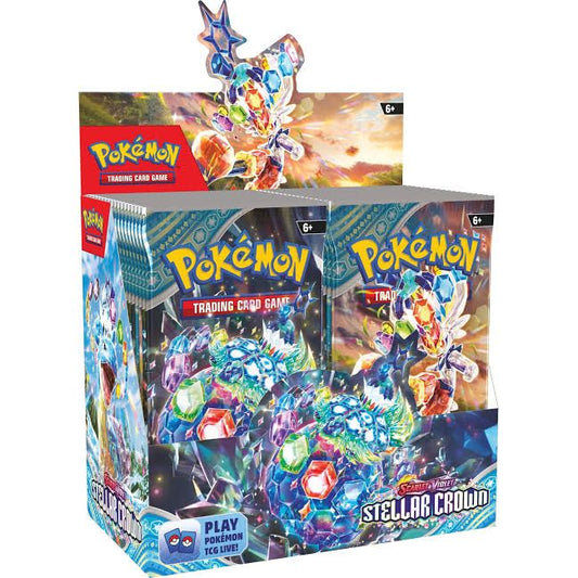 Pokemon - TCG - Scarlet & Violet: Stellar Crown Booster Box - Backtotheculturecollectables
